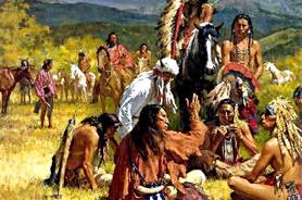 Лица настоящих коренных жителей Северной Америки